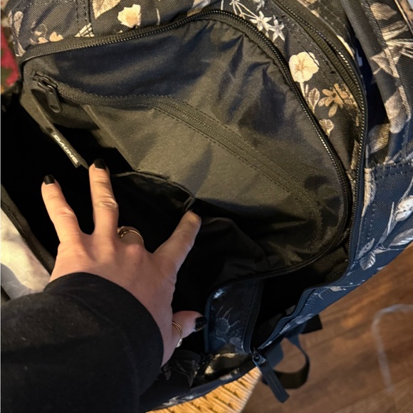 Dakine Black Vintage Floral 33L Campus Backpack EUC- like new - Picture 5 of 12